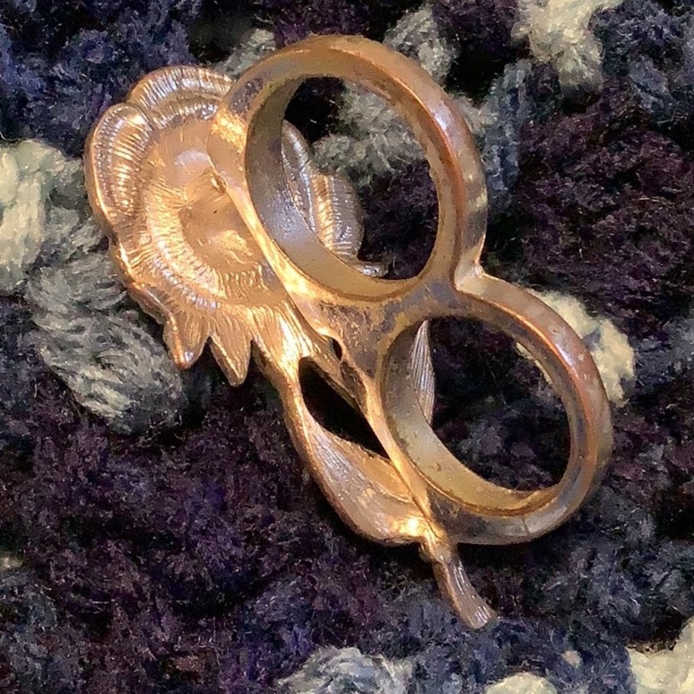 Rose Double Ring - image 6